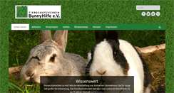 Desktop Screenshot of bunnyhilfe.de