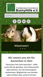Mobile Screenshot of bunnyhilfe.de