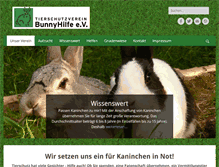 Tablet Screenshot of bunnyhilfe.de